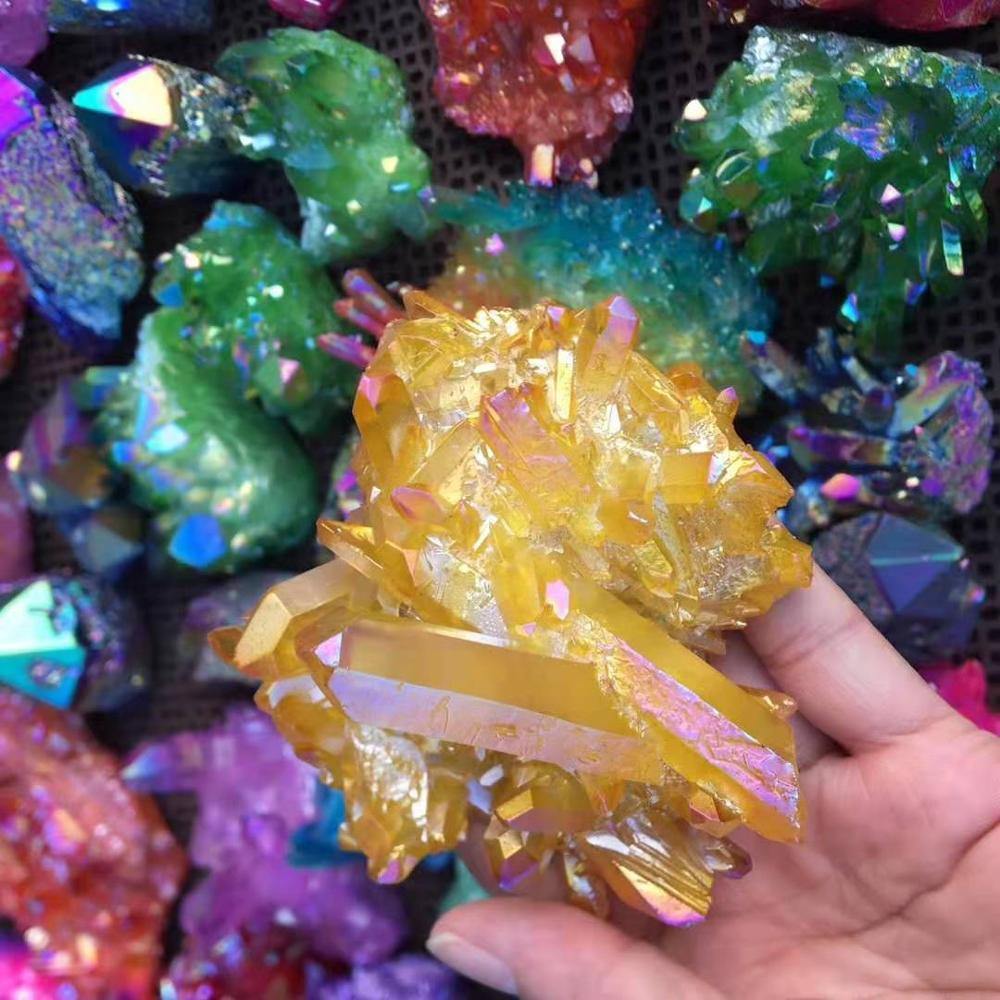 Colorful Aura Crystal Cluster -Wholesale Crystals