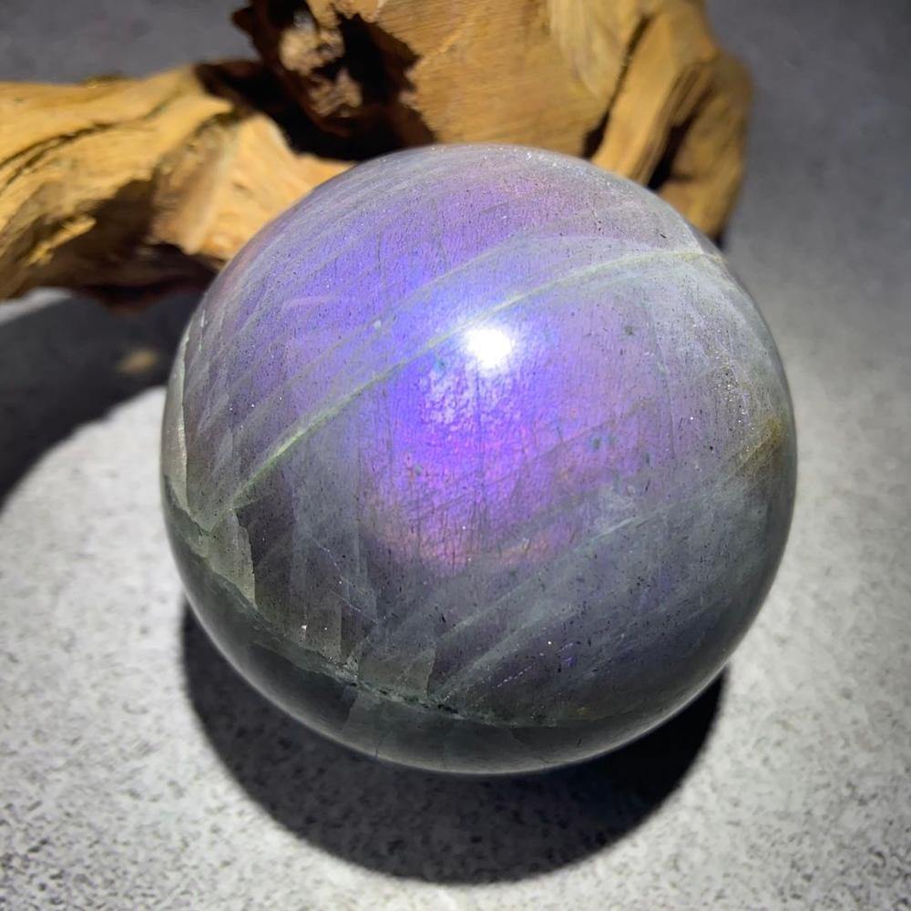 Orange&Purple Labradorite Sphere -Wholesale Crystals