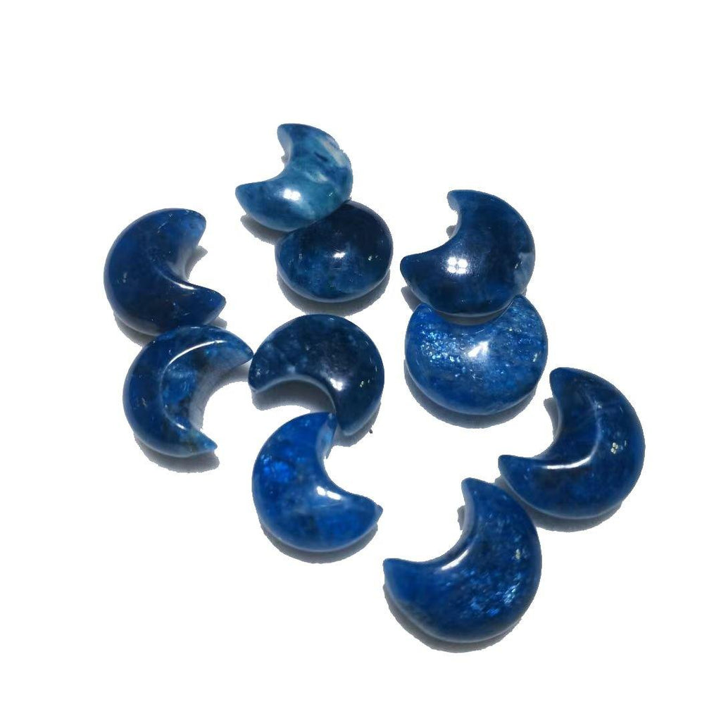 High Grade Blue Apatite Moon -Wholesale Crystals