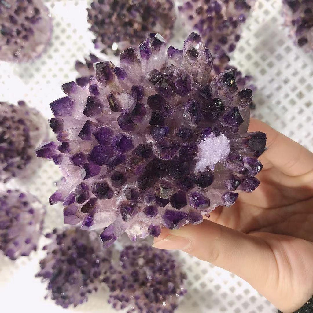 Purple Aura Crystal Cluster -Wholesale Crystals