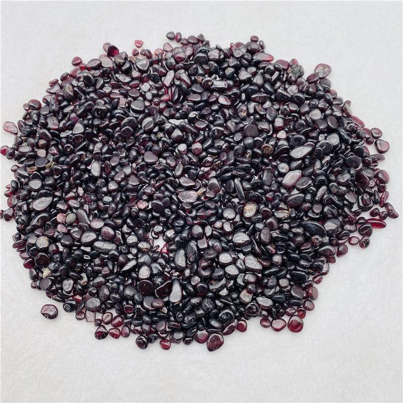 red garnet gravel chips -Wholesale Crystals