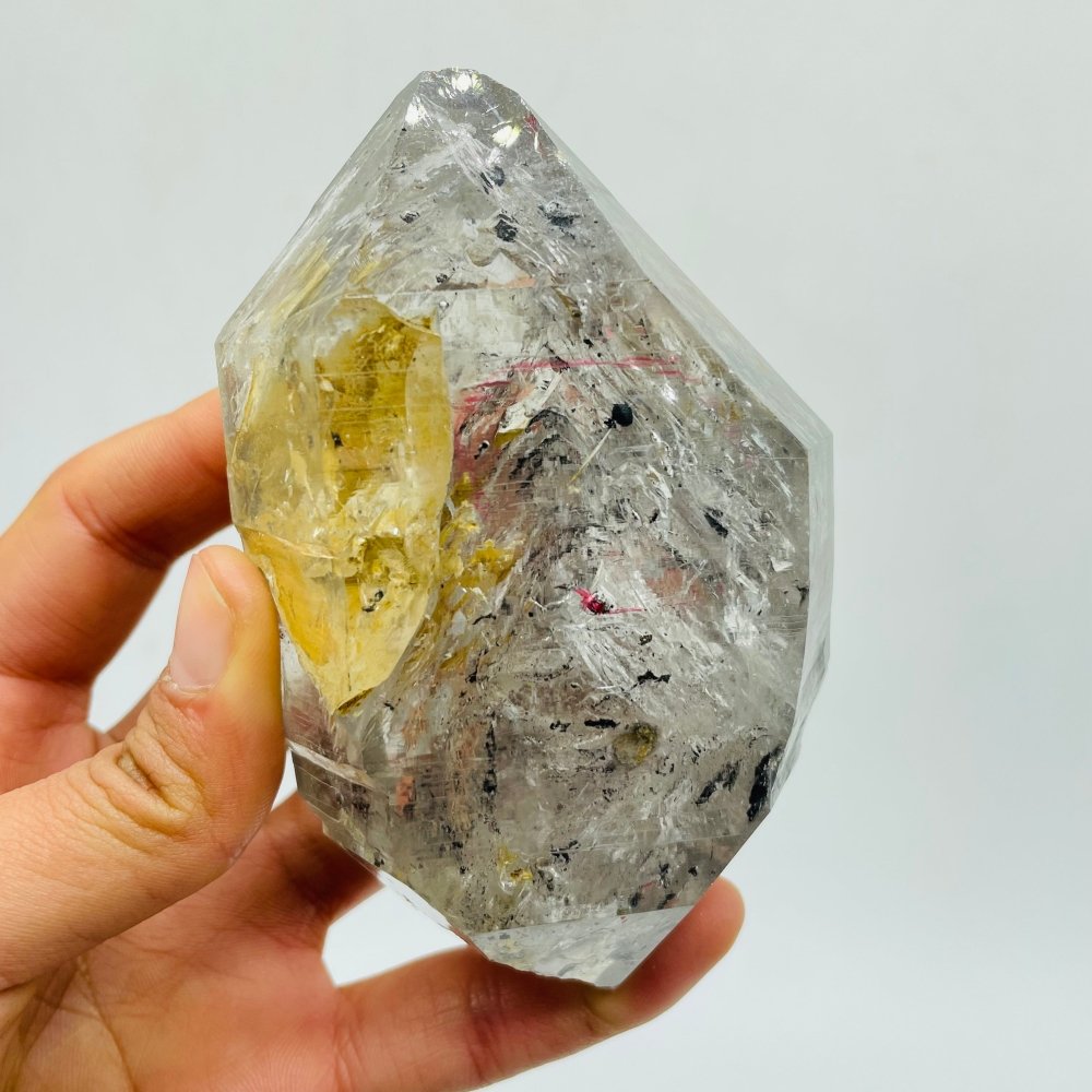 A46 Big Bubble Enhydro Quartz Crystal -Wholesale Crystals