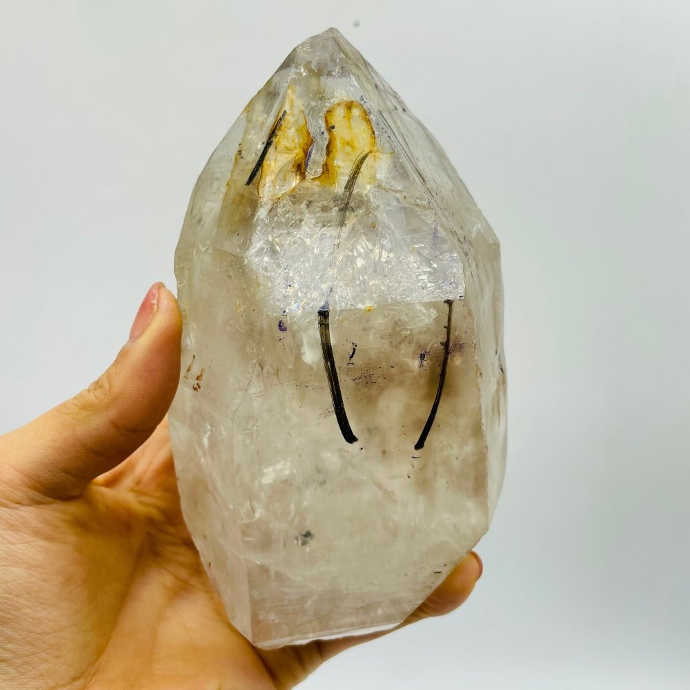 A57 Enhydro Quartz With Long Path Moving Bubble -Wholesale Crystals