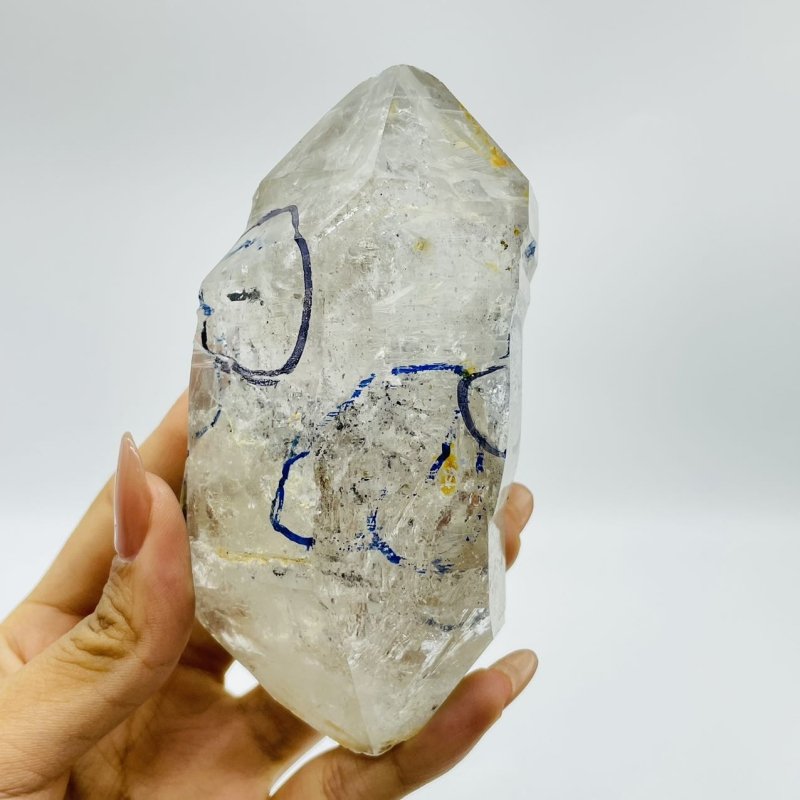 A75 Enhydro Crystal Double Point With Many Bubbles -Wholesale Crystals