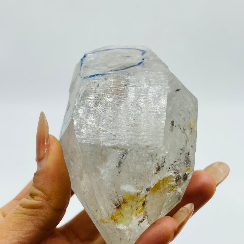 A81 Enhydro Quartz Black Moving Bubble -Wholesale Crystals