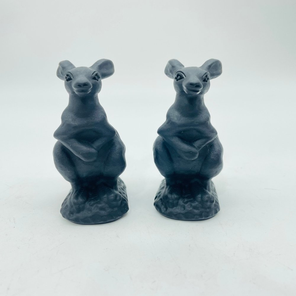 Black Obsidian Kangaroo Carving Wholesale -Wholesale Crystals