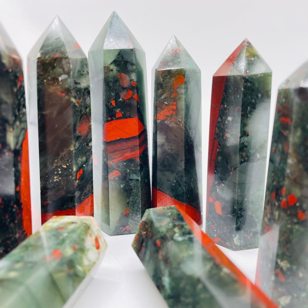 Africa Blood Stone Tower Point Wholesale -Wholesale Crystals