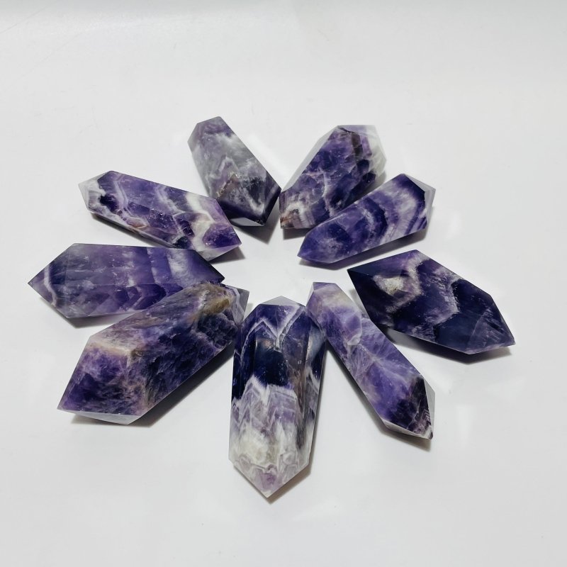 Amethyst Chevron Double Point Tower Wholesale -Wholesale Crystals
