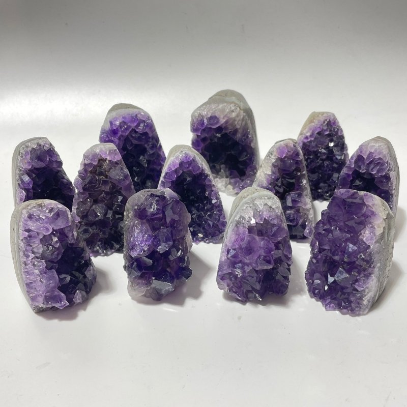 Amethyst Cluster Bottom Cut Stand Amethyst Wholesale - Wholesale Crystals