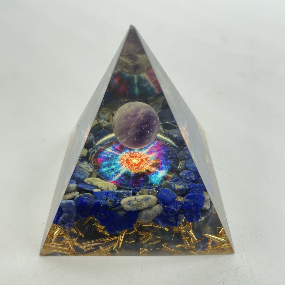 Amethyst Lapis Lazuli Orgone Pyramid Wholesale -Wholesale Crystals