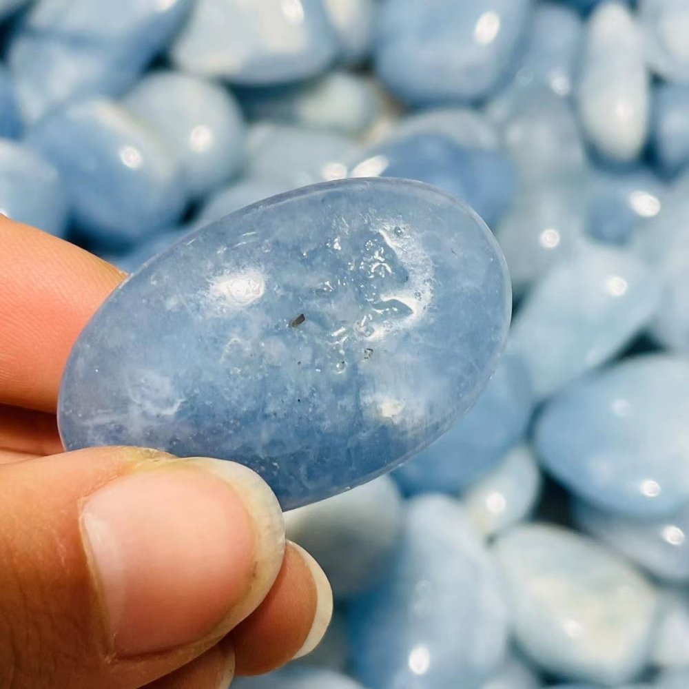 Aquamarine Tumbled Stone Wholesale -Wholesale Crystals