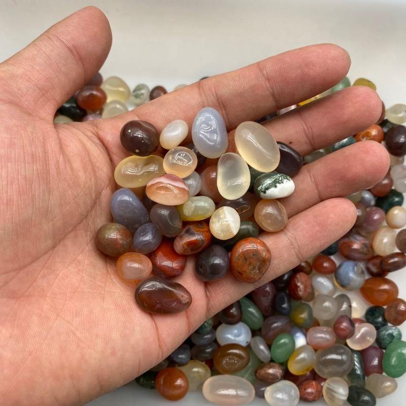 Colorful transparent agate gravel Chips -Wholesale Crystals