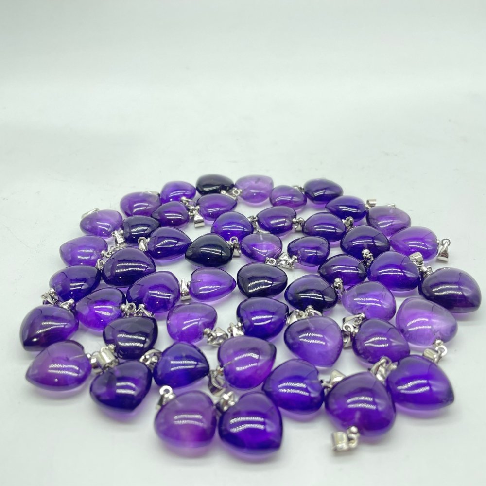 Beautiful Amethyst Heart Pendant Wholesale -Wholesale Crystals