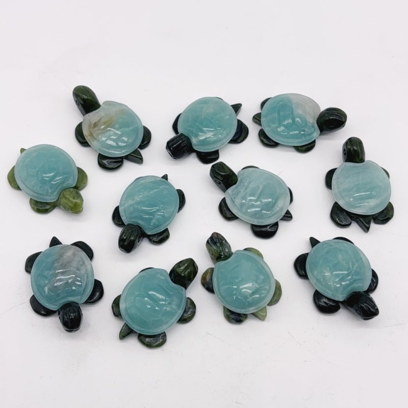 Beautiful Caribbean Calcite Turtle Crystal Carving Wholesale -Wholesale Crystals