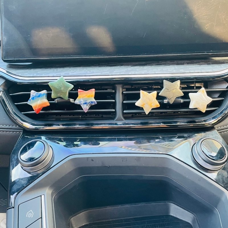 Beautiful Crystal Star Car Air Vent Clips Wholesale Car Accessories -Wholesale Crystals