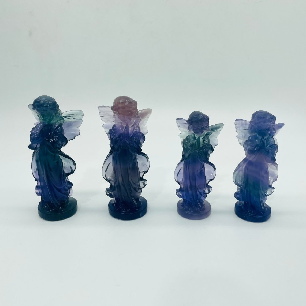 Beautiful Fluorite Angel Carving Wholesale -Wholesale Crystals