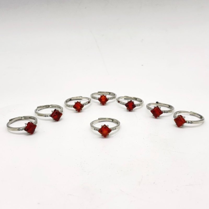 Beautiful Garnet Rhombus Ring Wholesale -Wholesale Crystals