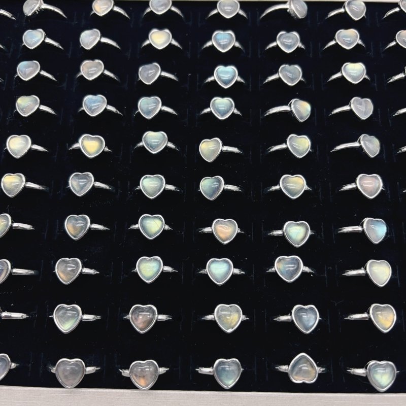 Beautiful Labradorite Heart Ring Wholesale -Wholesale Crystals