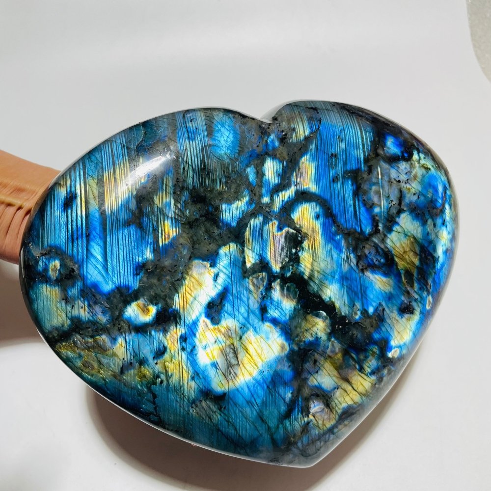 Beautiful Large Labradorite Heart -Wholesale Crystals