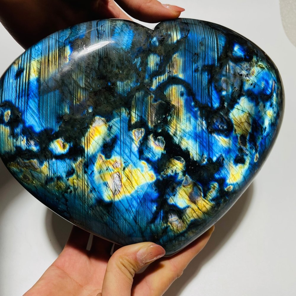 Beautiful Large Labradorite Heart -Wholesale Crystals