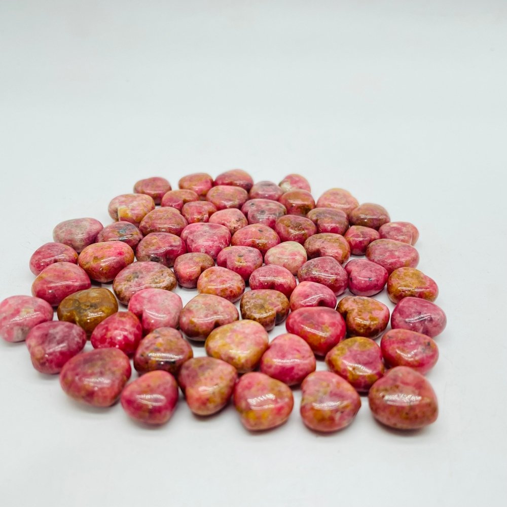 Beautiful Mini Rhodonite Heart DIY Pendant Wholesale -Wholesale Crystals
