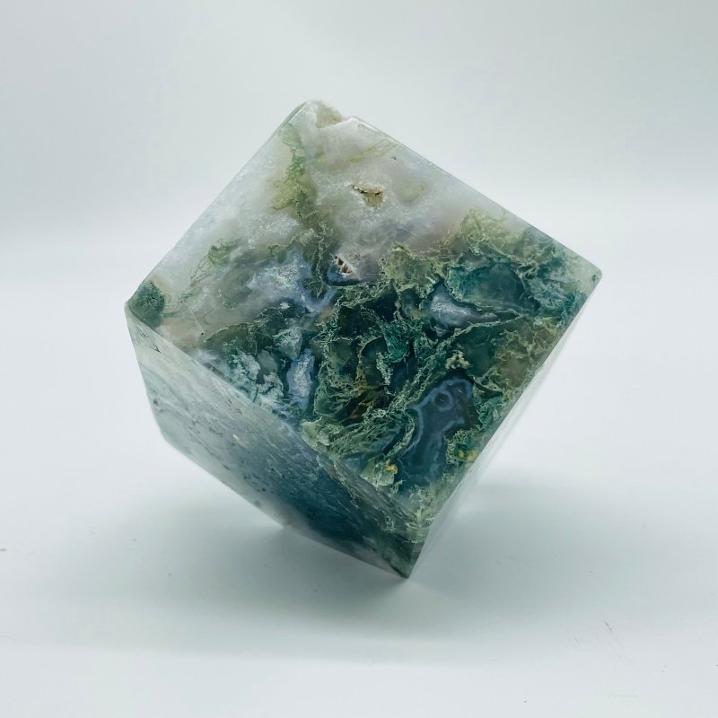 Beautiful Moss Agate Cube Wholesale -Wholesale Crystals