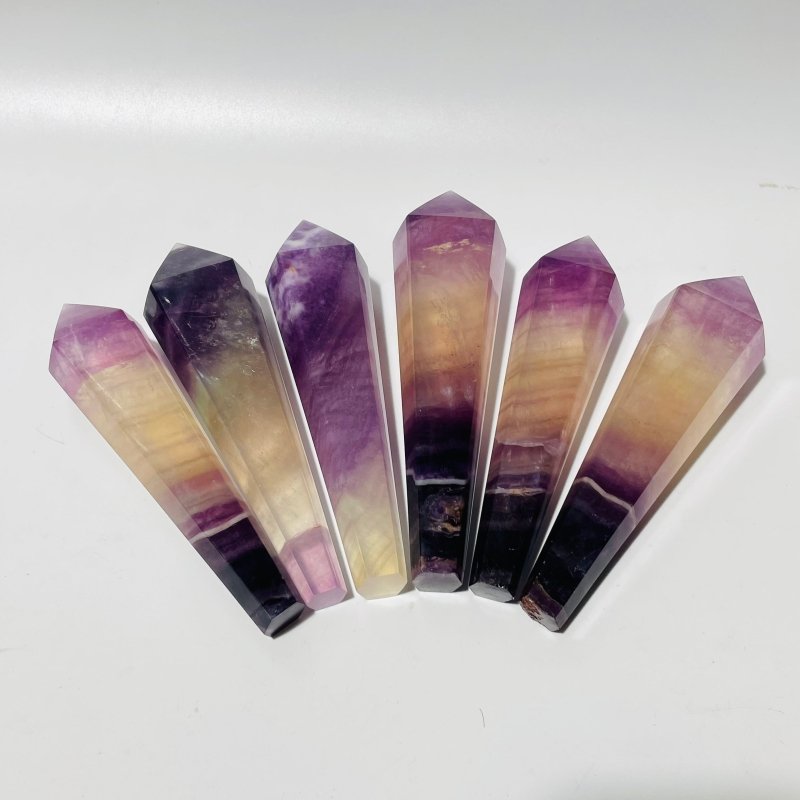 Beautiful Purple Fluorite Point Scepter Magic Wand Wholesale -Wholesale Crystals