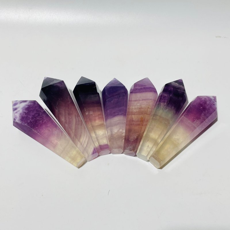 Beautiful Purple Fluorite Point Scepter Magic Wand Wholesale - Wholesale Crystals