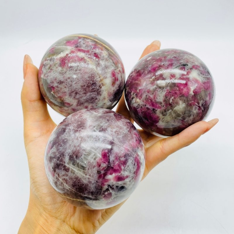Beautiful Red Tourmaline Spheres Wholesale -Wholesale Crystals