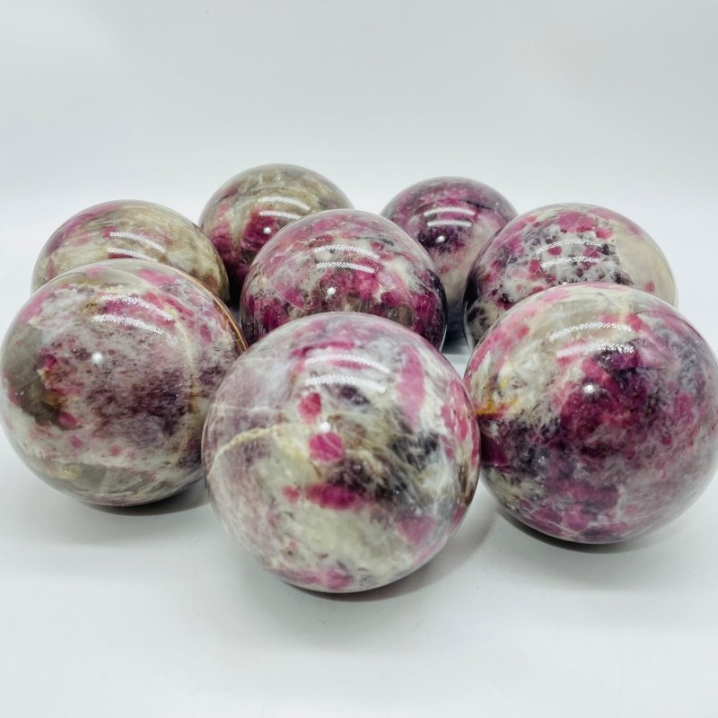 Beautiful Red Tourmaline Spheres Wholesale -Wholesale Crystals