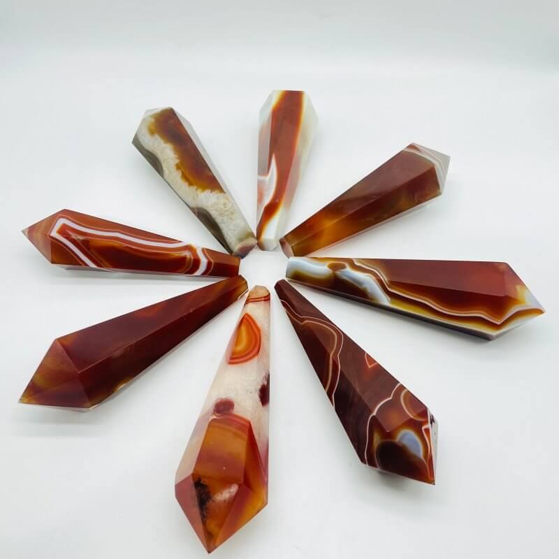 Beautiful Scepter Carnelian Point Magic Wand Wholesale -Wholesale Crystals