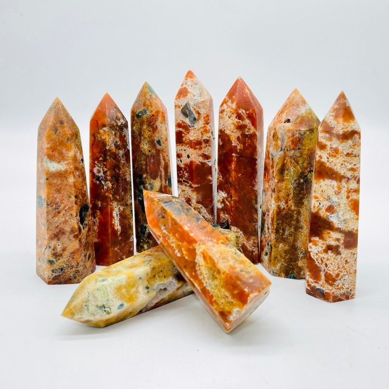 Beautiful Sunstone Mixed Apatite Tower Wholesale -Wholesale Crystals