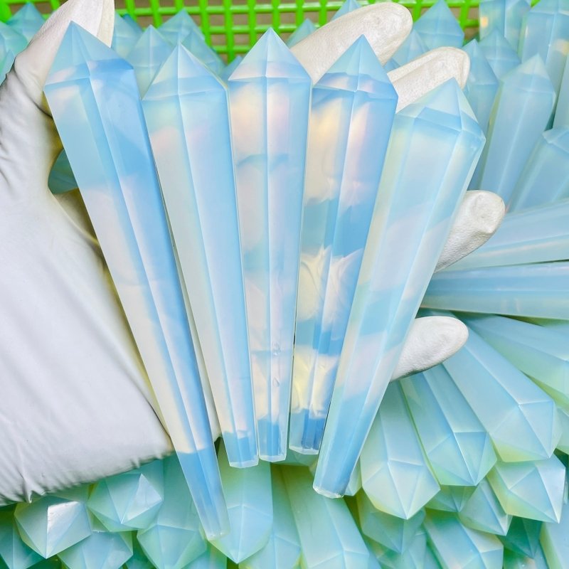 Beautiful Thin Scepter Opalite Point Magic Wand Wholesale -Wholesale Crystals
