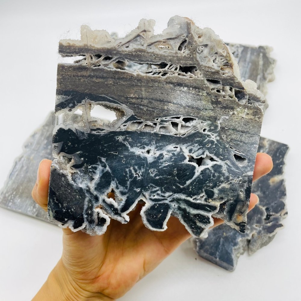 Black Grey Sphalerite Slab Wholesale -Wholesale Crystals