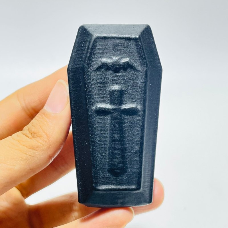 Black Obsidian Coffin Carving Wholesale -Wholesale Crystals