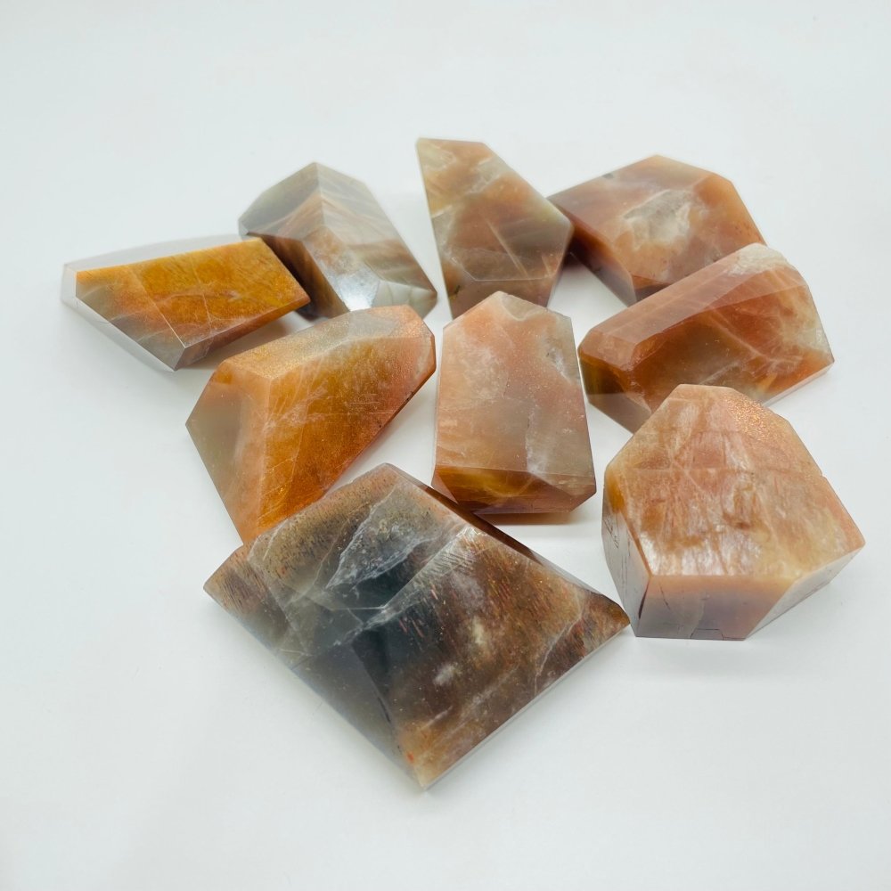Black Rainbow Sun Stone with Hematite Free Form Wholesale -Wholesale Crystals