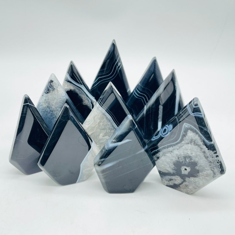 Black Stripe Agate Arrow Head Shape Crystal Wholesale -Wholesale Crystals