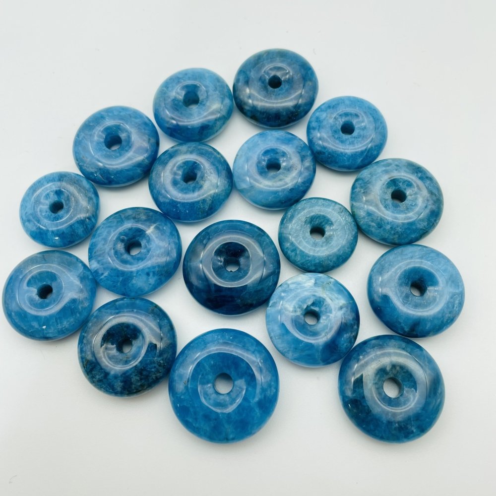 Blue Apatite Donuts Wholesale -Wholesale Crystals