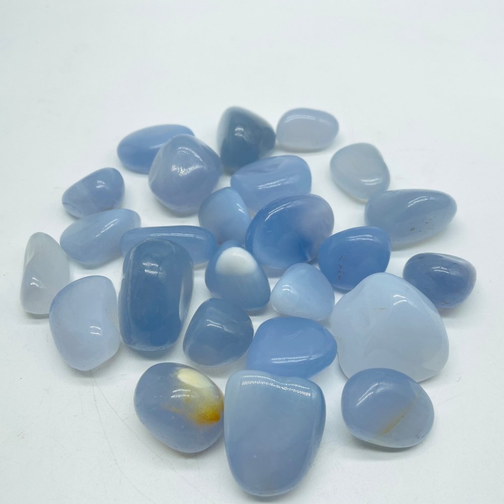 Blue Chalcedony Tumbled Wholesale -Wholesale Crystals