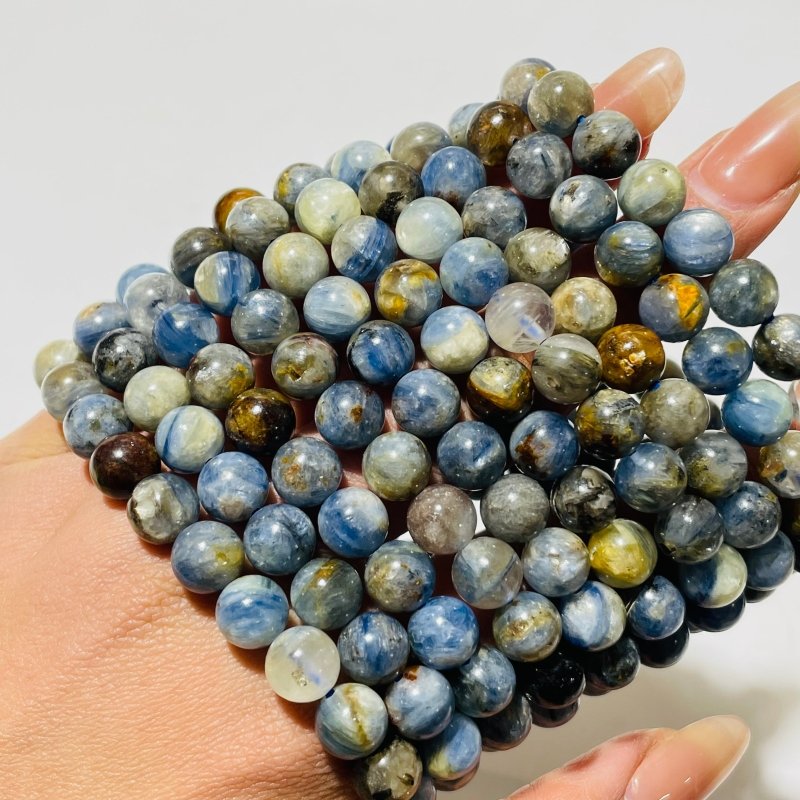 Blue Kyanite Mixed Quartz Bracelet Wholesale -Wholesale Crystals