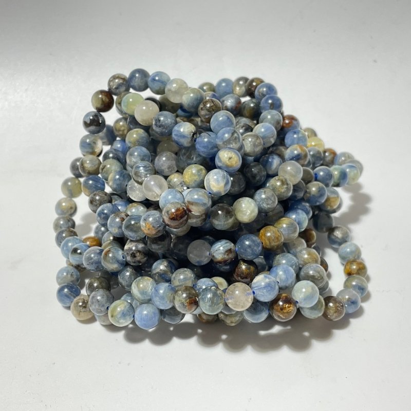 Blue Kyanite Mixed Quartz Bracelet Wholesale - Wholesale Crystals