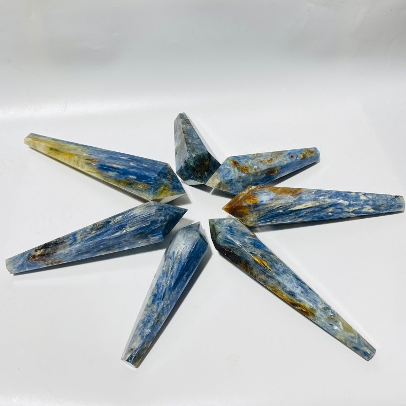 Blue Kyanite Mixed Quartz Scepter Point Magic Wand Wholesale - Wholesale Crystals