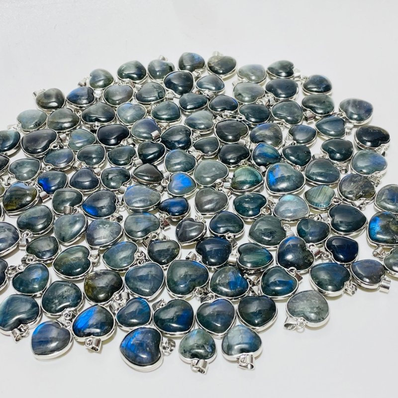 Blue Labradorite Heart Pendant Wholesale -Wholesale Crystals