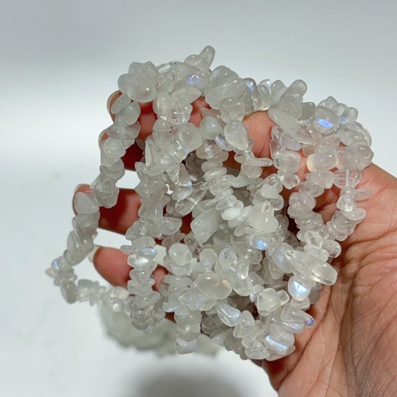 Blue Moonstone Chip Bracelet Wholesale -Wholesale Crystals