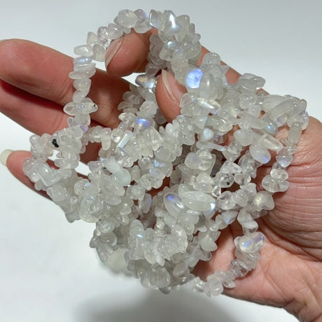 Blue Moonstone Chip Bracelet Wholesale -Wholesale Crystals