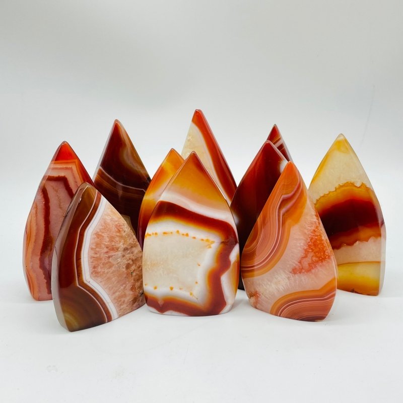 Carnelian Mixed Quartz Arrow Head Shape Home Decoration Wholesale -Wholesale Crystals