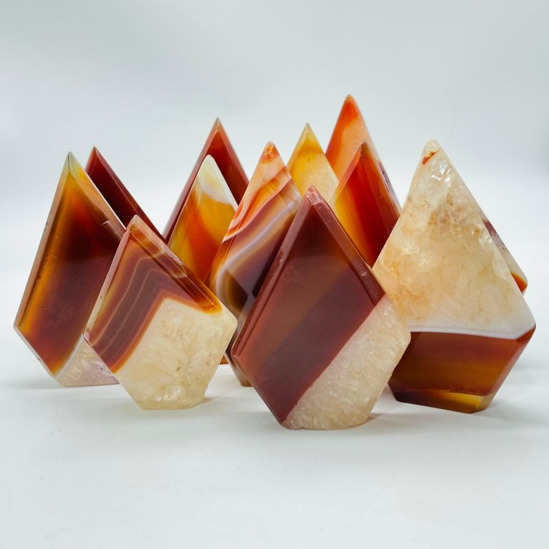 Carnelian Mixed Quartz Arrow Head Shape Wholesale - Wholesale Crystals