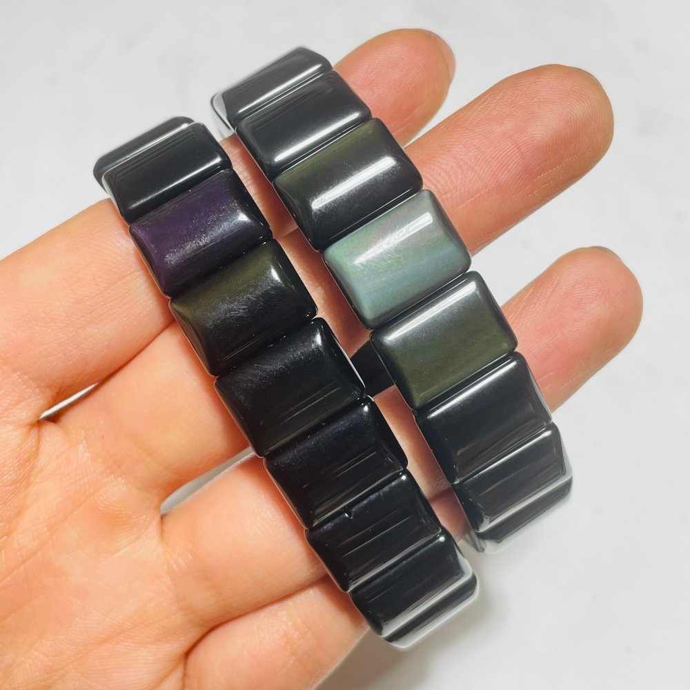 Cat Eye Rainbow Obsidian Bracelet Crystal Wholesale -Wholesale Crystals