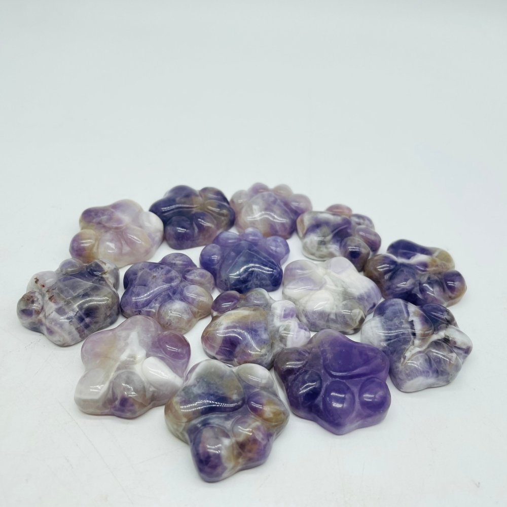Cat Paw Chevron Amethyst Carving Wholesale -Wholesale Crystals