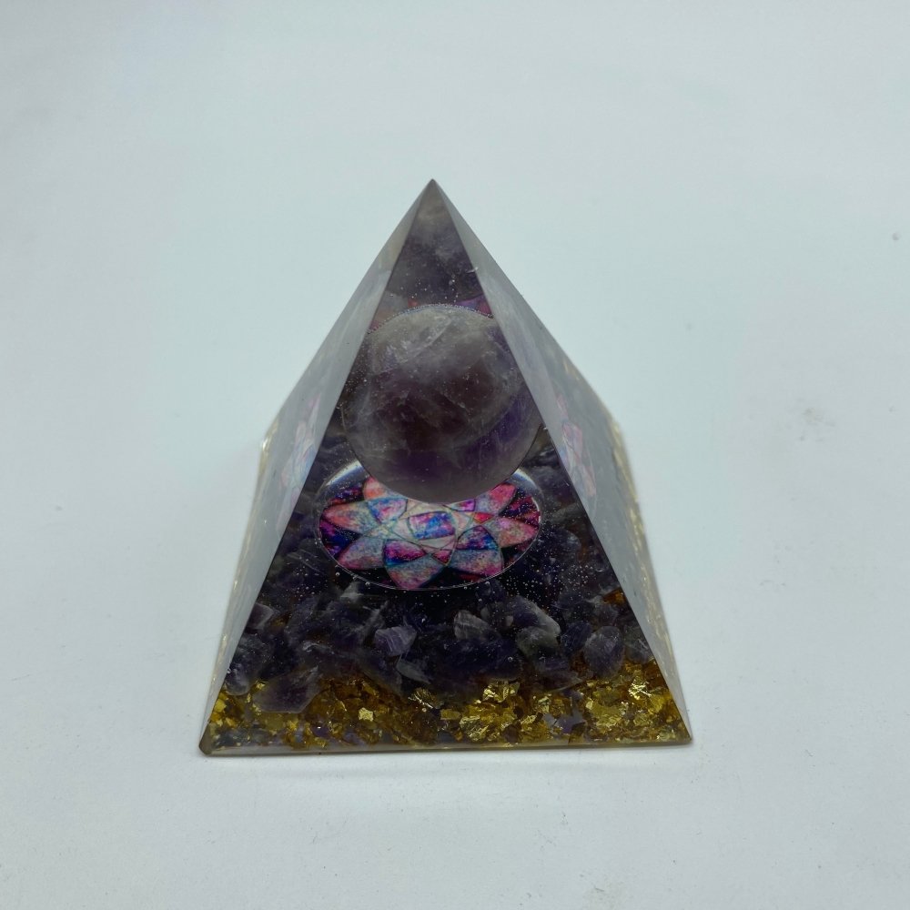 Chevron Amethyst Rose Orgone Pyramid Wholesale -Wholesale Crystals